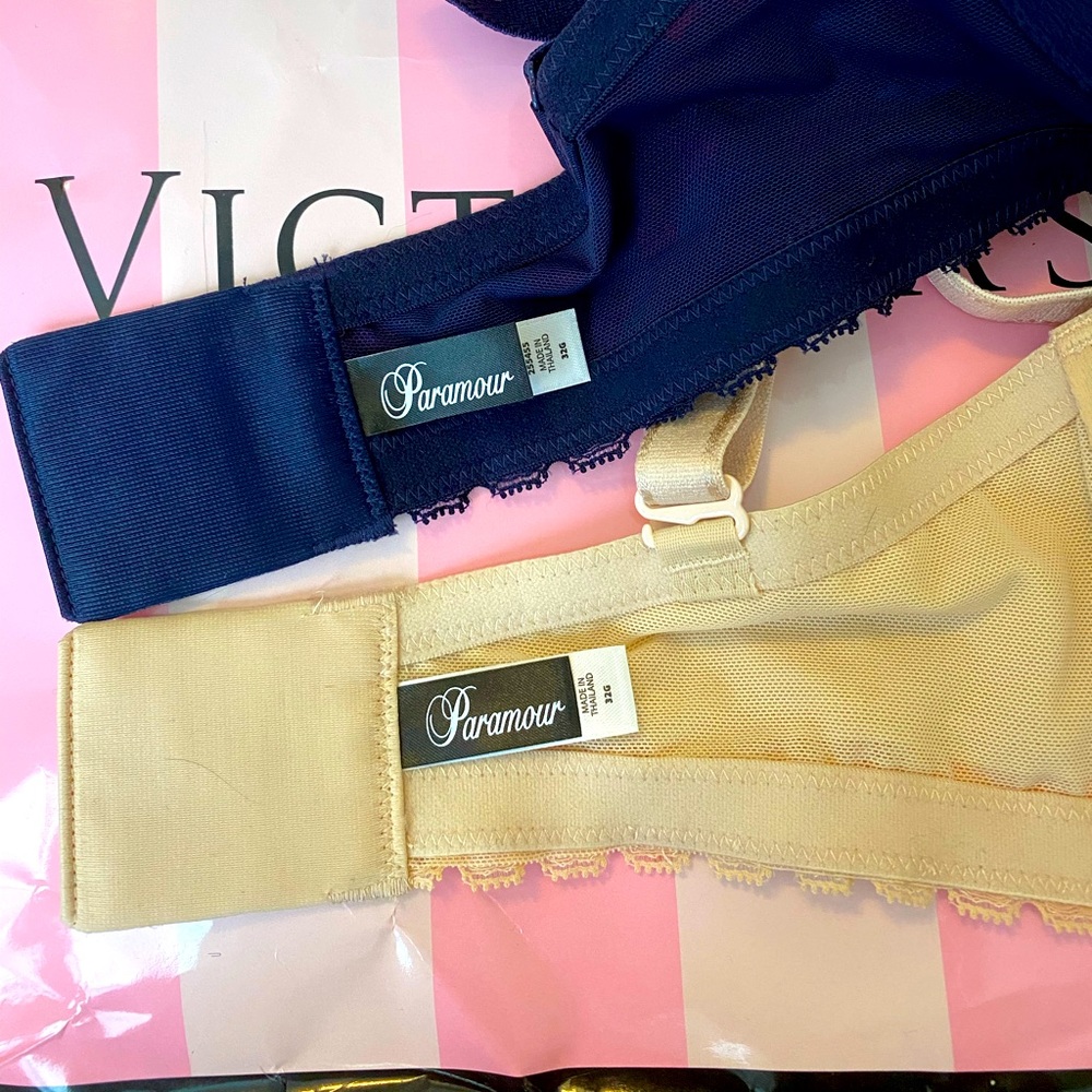 Paramour Gorgeous Lightly Lined 32G BOTH BRAS!!!